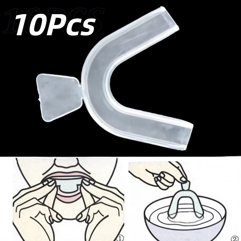 10Pcs/set Silicone Mouth Guard - Teeth Whitening Mouth Guard ulasan dan harga