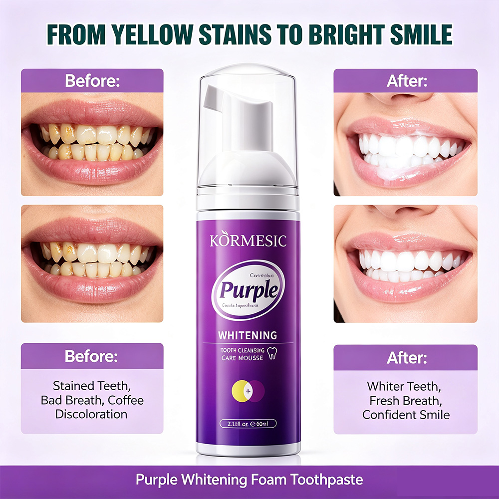 Purple Whitening Tooth Mousse  - Teeth Whitening Crest ulasan dan harga