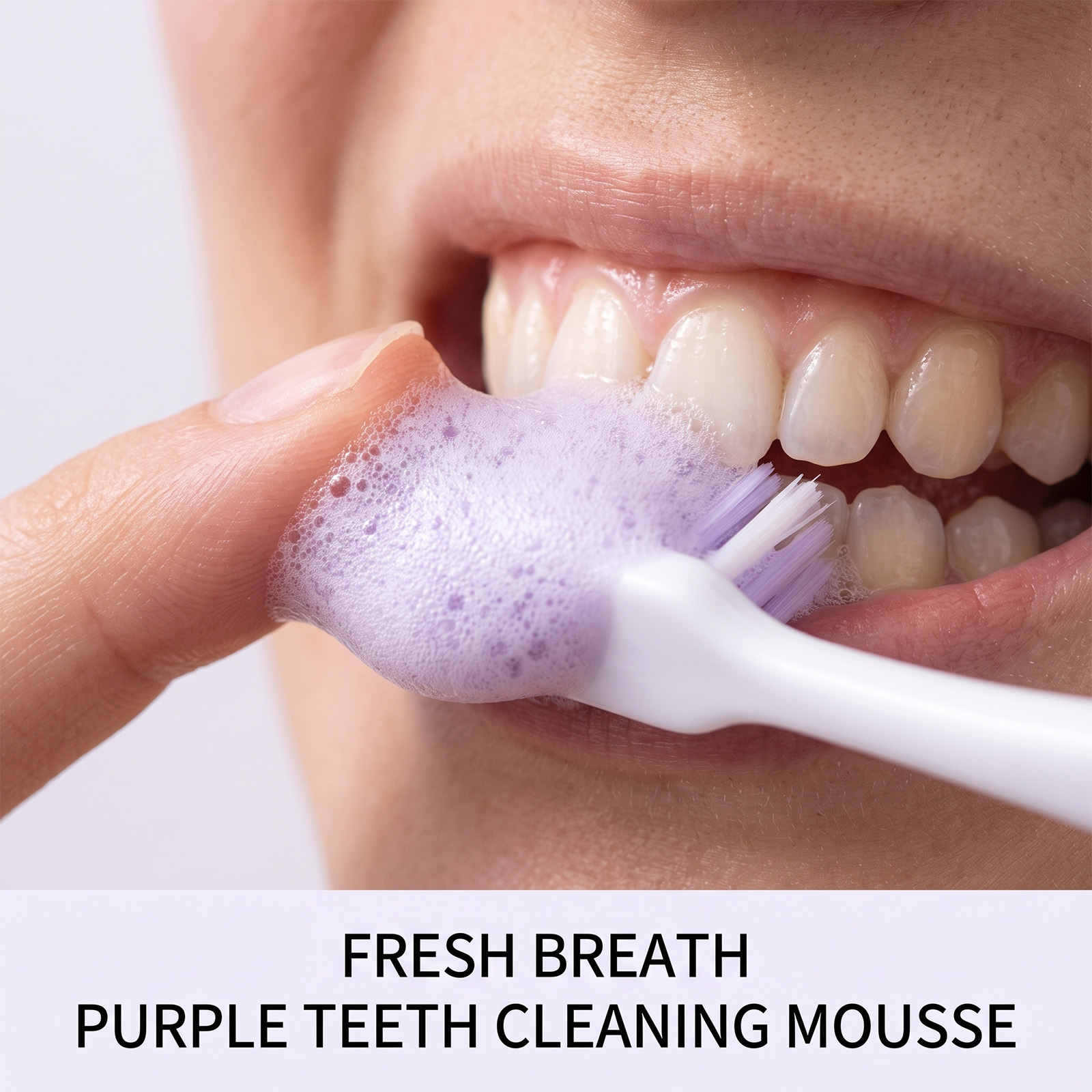Purple Toothpaste Mousse Foam  - Teeth Whitening Mousse ulasan dan harga