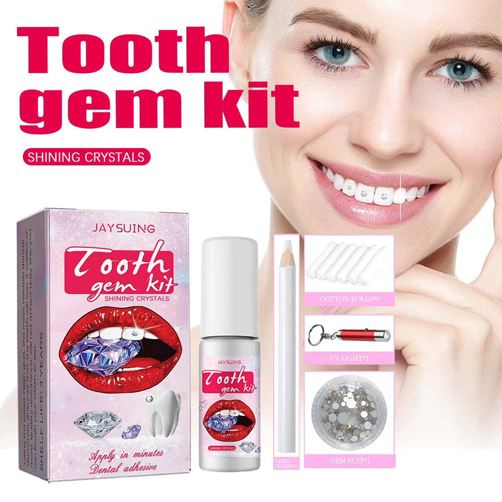 DIY Tooth Gems Kit with Crysta - Teeth Whitening From Home ulasan dan harga