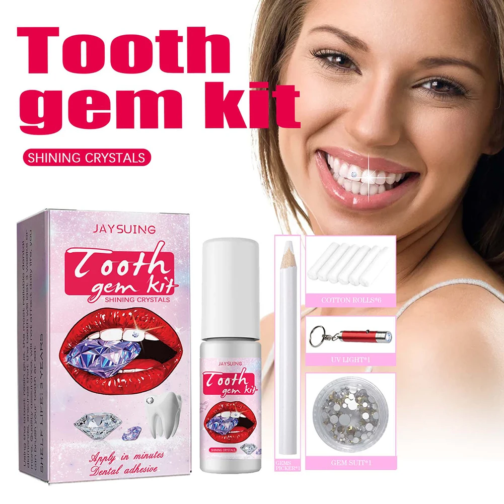 DIY Tooth Gems Kit with Crysta - Teeth Whitening From Home ulasan dan harga